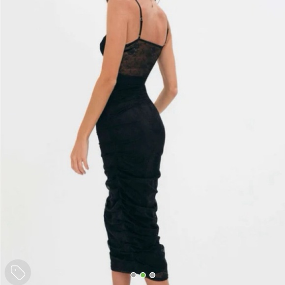 For Love and Lemons Poison Ruched Dress - Picture 2 of 3